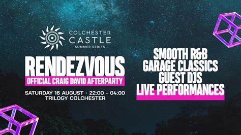 RENDEZVOUS - The Official Craig David Afterparty, Trilogy Colchester ...