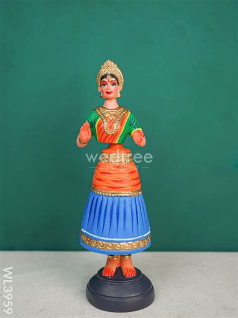 Tanjore Dancing Doll - Kondapalli - WL3959 – Wedtree