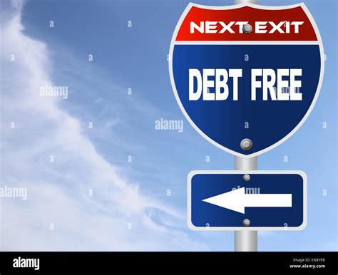 Debt Free Sign 的图像结果