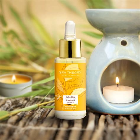 Refreshing Grapefruit & Mandarin Diffuser Oil – Spa Theory