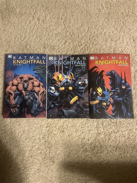 Batman: Knightfall Complete Collection TPB Vol 1 2 3 Lot Omnibus ...