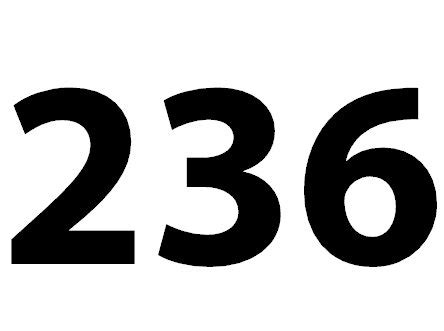 Numbers: Number 236