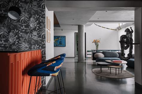 An all-grey Hyderabad home becomes the perfect backdrop for vibrant art ...