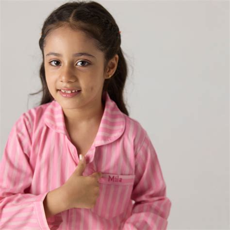 Candy Striped Pima Pajama Set For Kids | Little West Street