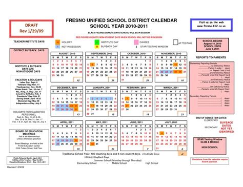 Academic Calendar Fresno State