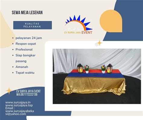 Tempat Sewa Meja Lesehan Untuk Acara Siap Antar Ke Lokasi