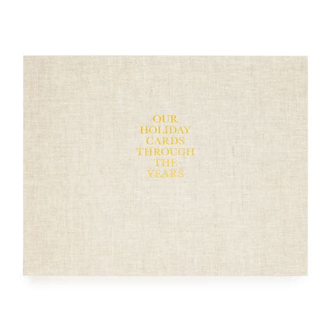 Flax Holiday Card Keepsake Book | Sugar Paper