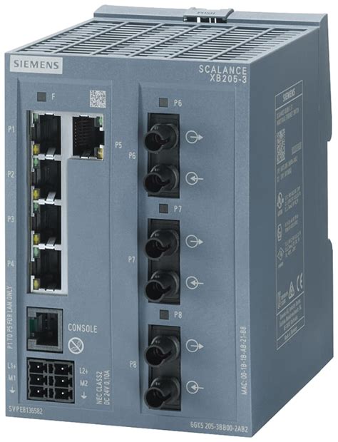 6GK5205-3BB00-2AB2 Siemens | Siemens Managed Switch 1, 3, 5 Port ...