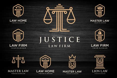 Law Firm Logo Design Concept Graphic by BaronStudio · Creative Fabrica