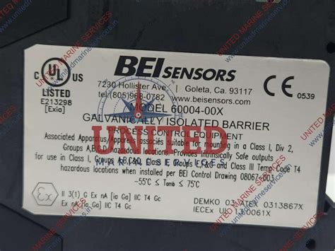 BEI SENSORS 60004-00X GALVANICALLY ISOLATED BARRIER 60004-002 | United ...