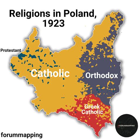 1939 Poland Religions Pie Chart
