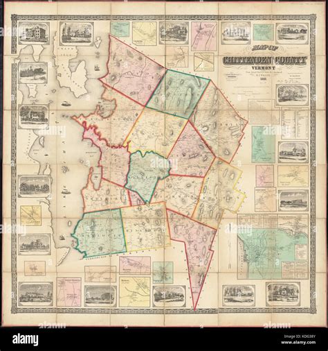 Map Of Chittenden County Vermont