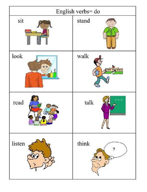 Image result | Simple sentences, English phrases, English verbs