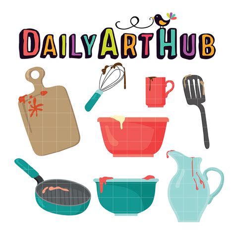 Dirty Dishes Clip Art Set – Daily Art Hub – Free Clip Art Everyday