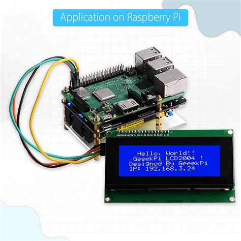 GeeekPi 4Pack IIC I2C TWI Serial LCD 2004 20x4 India | Ubuy