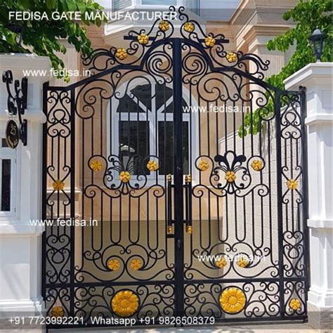 Modern Name Plate Designs For Main Gate Steel Square Pipe Gate Design ...