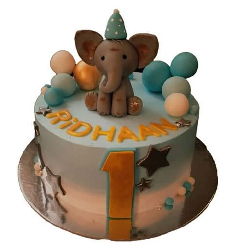 Elephant Baby Cake | Baby Elephant Baby Shower Cake | Elephant Cake