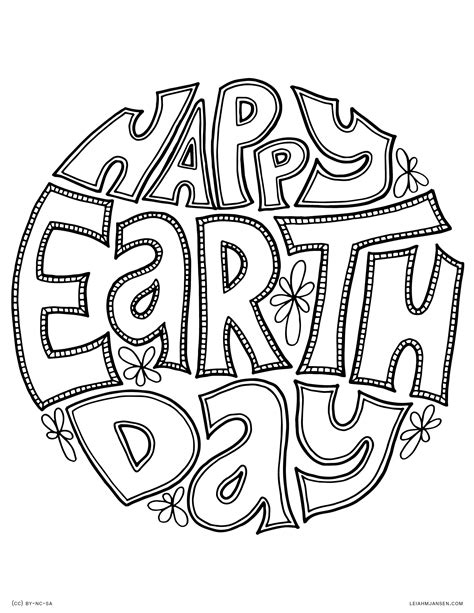 Crayola Coloring Pages Earth Day