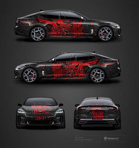 Kia Stinger - Dragon design | WrapStyle