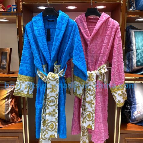 Men Fall Fashion Custom Bathrobe 100% Cotton Towelling Bath Robe ...