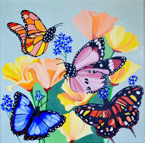Image result for Acrylic Butterfly Tutorial