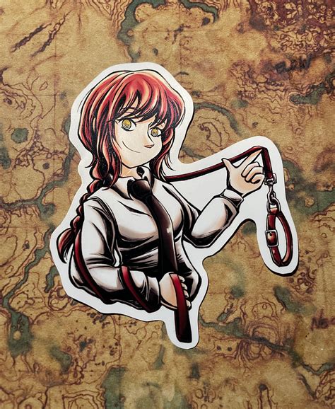 Handmade Makima Sticker by MonaToraArts : r/ChainsawMan