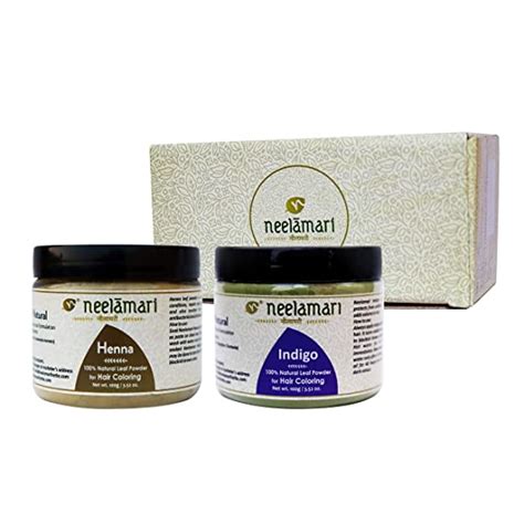 Buy Neelamari Pure indigo, Henna leaves powder natural for black hair ...