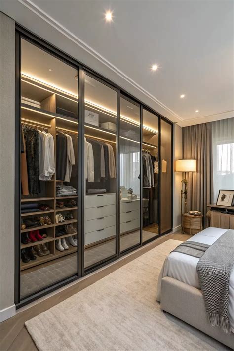 16+ Stylish Floor to Ceiling Closet Door Ideas | Stylish flooring ...