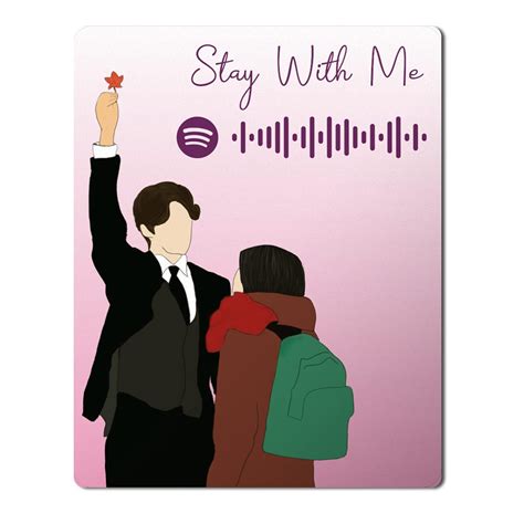 K-Drama OST Spotify Anti-Skid Mouse Pads | for Using External Mouse ...