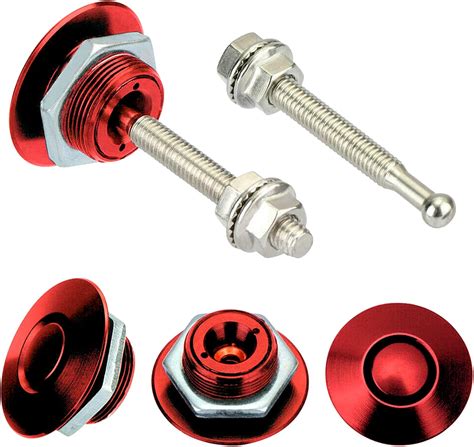 Buy Miytsya 2 Pack Car Quick Release Latch, 1.18In Mini Hood License ...