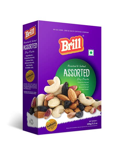 Roasted & Salted Assorted Dry Fruits – Brill International