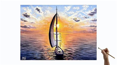 Acrylic Seascape Painting Tutorials 的图像结果