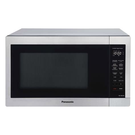 Panasonic 1.3 Cu. ft. Compact 1100W Microwave Oven, Stainless Steel ...