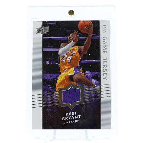 2008-09 UD Kobe Bryant Game Worn Jersey - Elite Sports Cards