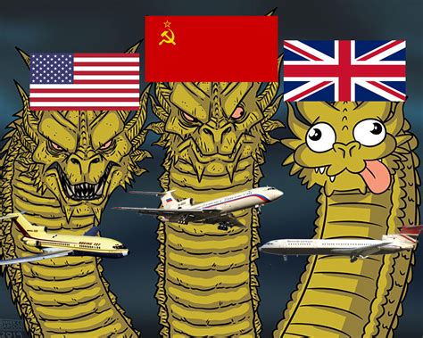 Three headed dragon for three engined airplanes (Its my cake day ...