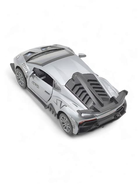 Lamborghini Essenza Metal Model Diecast Car - Grey - Scale 1:36 (MS-M ...