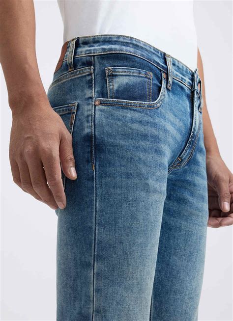 Men Blue Slim Fit Mid Rise All-climate Stretchable Jeans | Pepe Jeans India