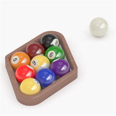 3D 9 Ball Pool Balls Model - TurboSquid 2051900