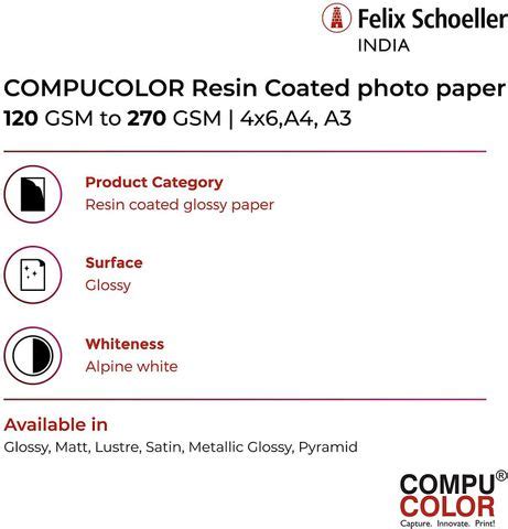Flipkart.com | COMPU COLOR ULTRA Glossy Paper 250GSM (A4 size, 20 ...