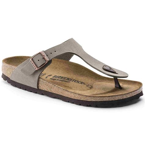 Buy Gray Gray/Stone Gizeh Birko-Flor Nubuck Online in India | BIRKENSTOCK