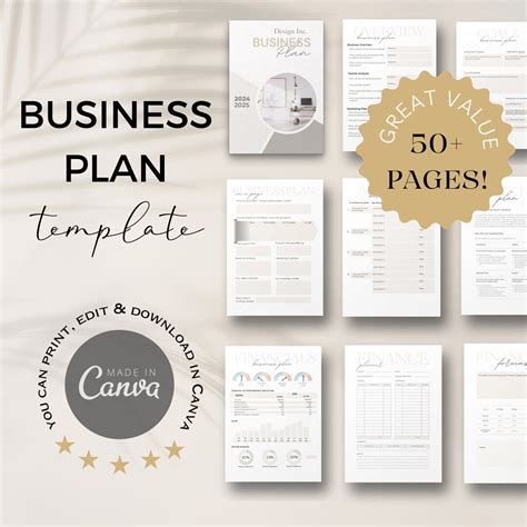 Free Printable Business Plan Templates 的图像结果