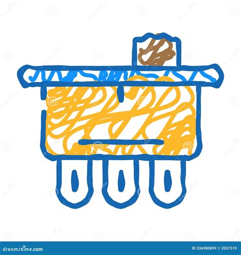 Single Pole Double Throw Electrical Switch Icon Doodle Illustration ...