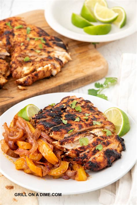 Chicken Fajita Marinade - grillonadime.com