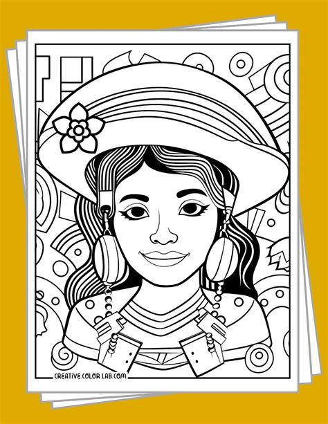 Hispanic Heritage Coloring Pages