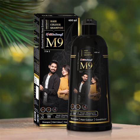 M9 Instant Hair Color Shampoo for Men and Women