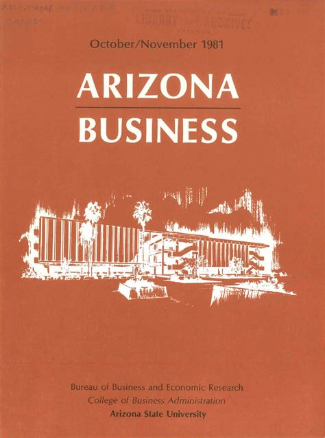 AZB Arizona business, October/November 1981 | Arizona Memory Project