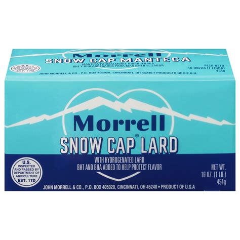 John Morrell Lard, Snow Cap | Fig App