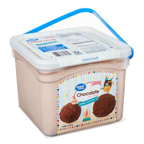 Great Value Chocolate Ice Cream, 1 Gallon Pail - Walmart.com