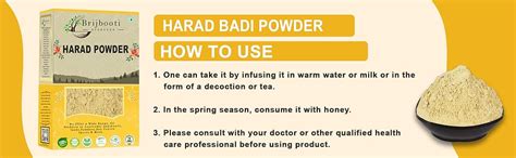 Buy Brijbooti Harad Powder - Haritaki Powder (200 Gr) Terminalia ...