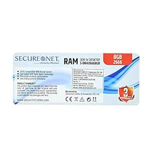 Amazon.in: Buy SECURENET S-DR3 1600 8GB Desktop RAM Online at Low ...